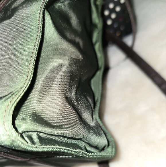 Prada Tessuto Iridescent Green Nylon Bag - Picture 3 of 13